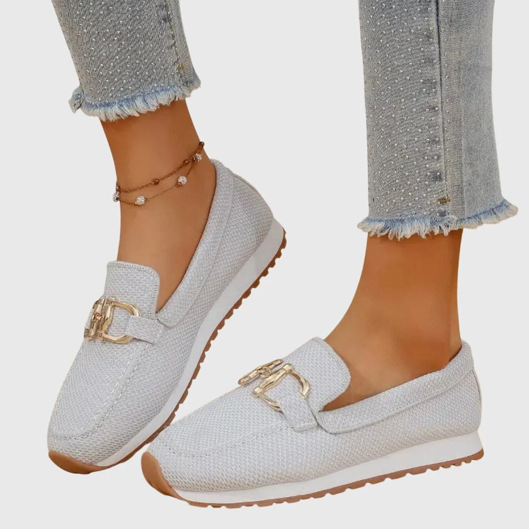 Lila - Zapatillas ortopédicas tipo mocasín