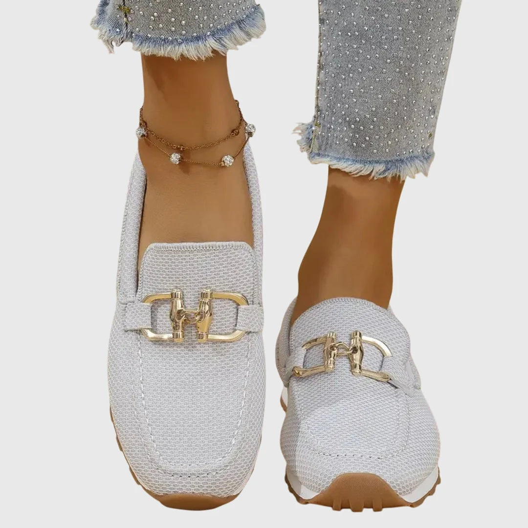 Lila - Zapatillas ortopédicas tipo mocasín