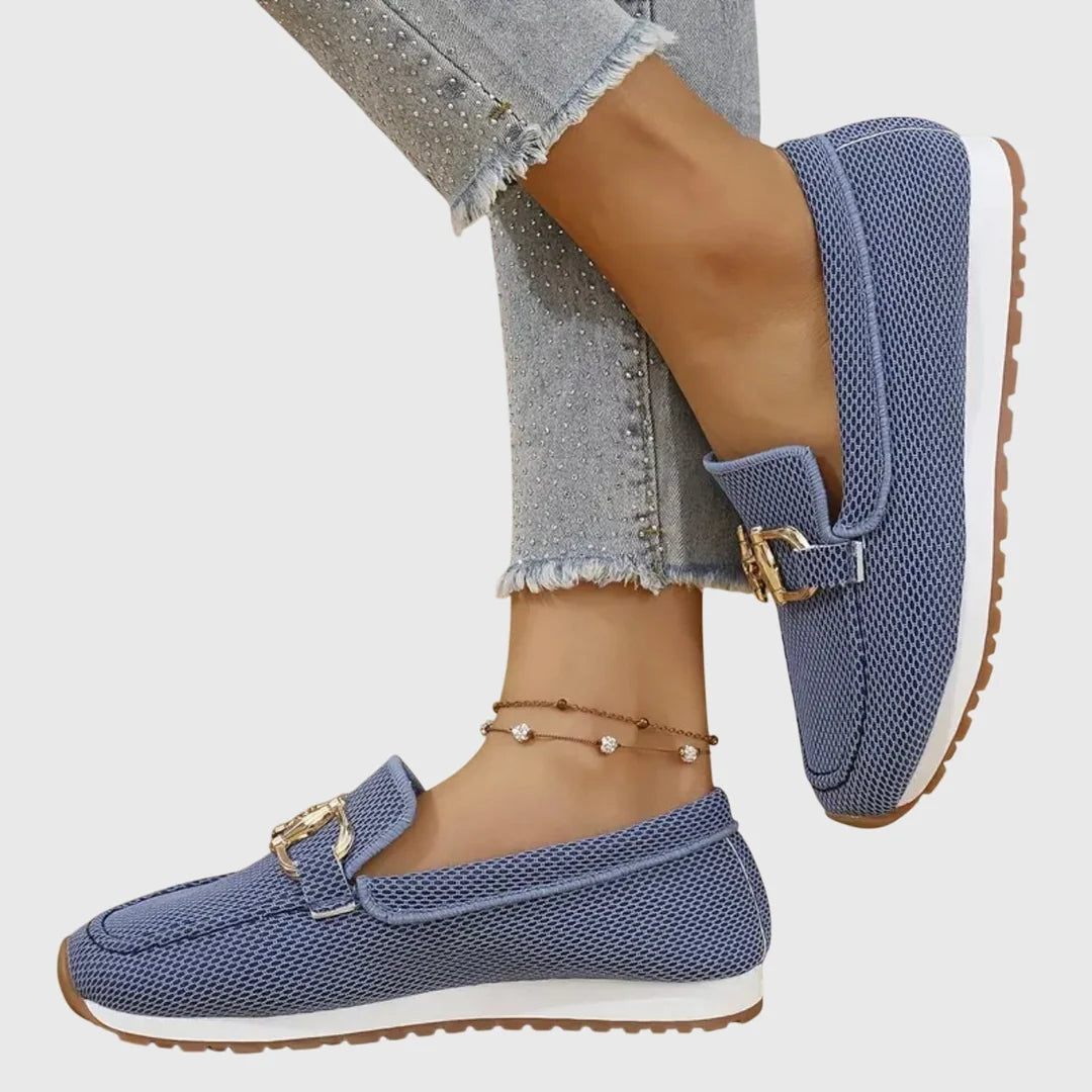 Lila - Zapatillas ortopédicas tipo mocasín