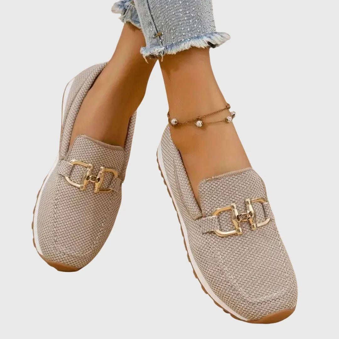 Lila - Zapatillas ortopédicas tipo mocasín