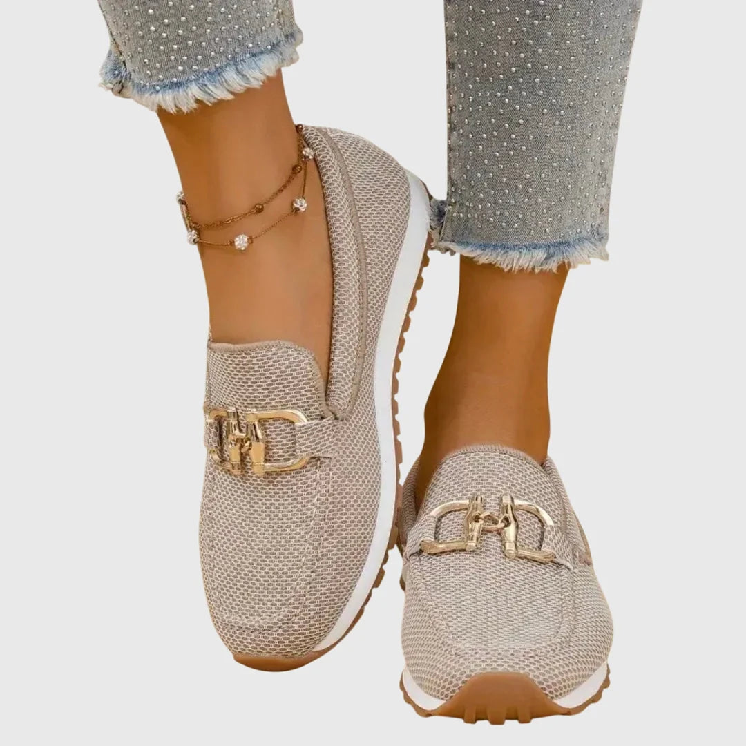 Lila - Zapatillas ortopédicas tipo mocasín